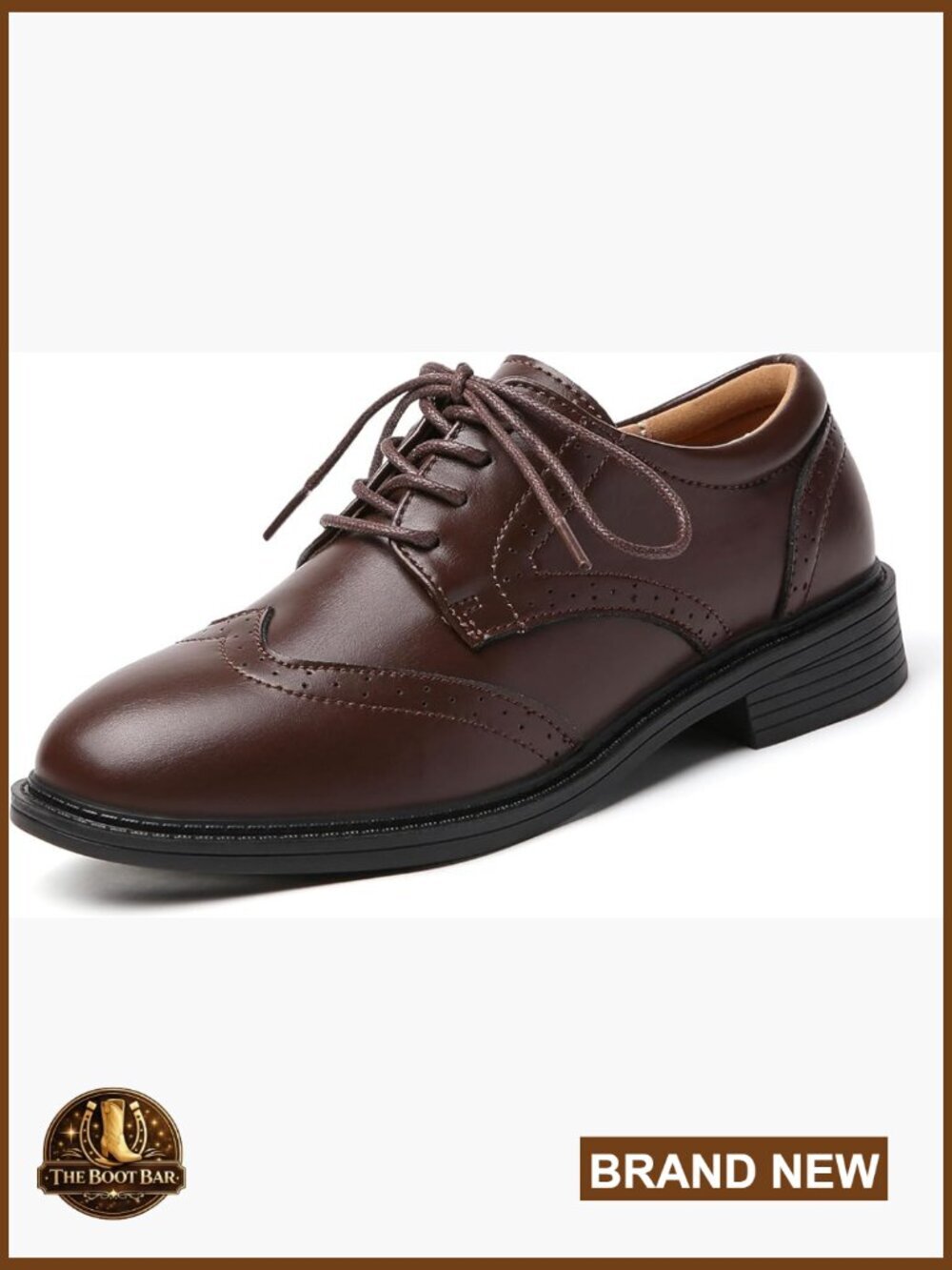 Womens Platform Wingtip Oxfords Vintage Formal Business Dress Shoes Lace Up